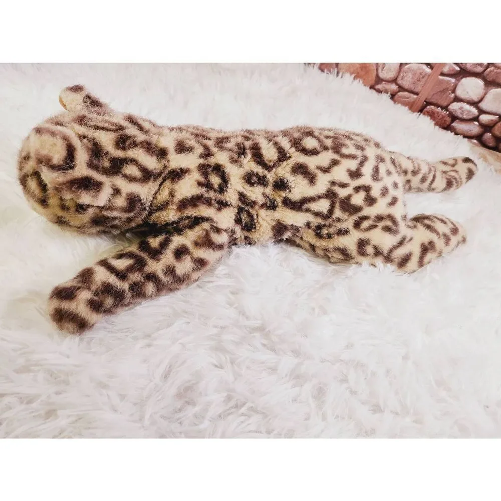 Ty 1988 Chi Chi Cheetah Leopard Plush Made in Korea Laying down Vintage 15.5